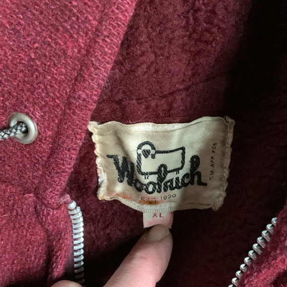 Vintage Woolrich zip jacket coat size XL - Picture 9 of 12